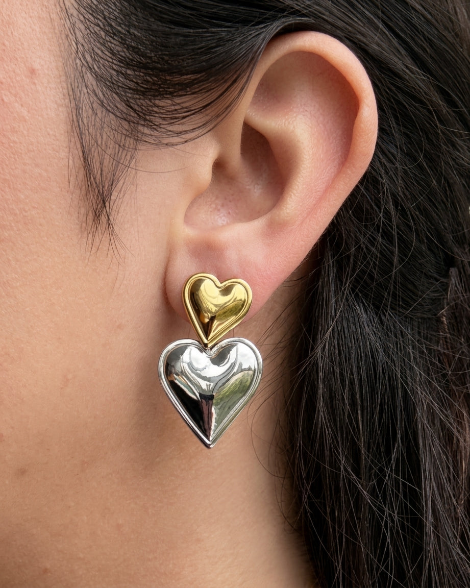 Paris Earrings Bicolor